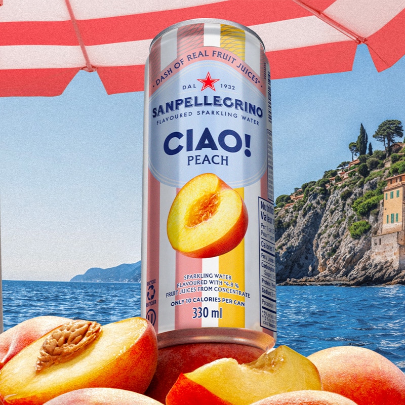 Sanpellegrino CIAO! Peach Flavored Sparkling Water | …